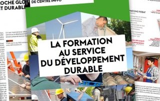 Illustration de l'article : La formation au service du développement durable - Actualité de la formation