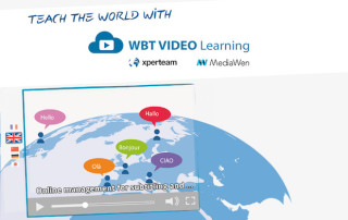 Illustration de l'article : XPERTEAM et MEDIAWEN INTERNATIONAL lancent WBT VIDEO Learning, le premier logiciel-auteur de video learning multilingue | Thot