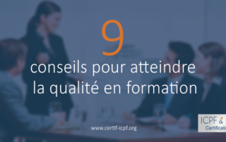 Illustration de l'article : 9 conseils pour la qualité en formation - ICPF & PSI