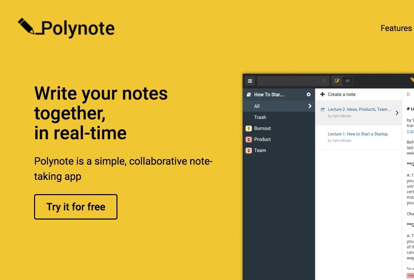 Polynote. Ecrivez un texte à plusieurs mains – Les Outils Collaboratifs