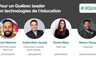Illustration de l'article : Panel « edtech » de la #JIQ2017 : Pourquoi le numérique en éducation? - École branchée