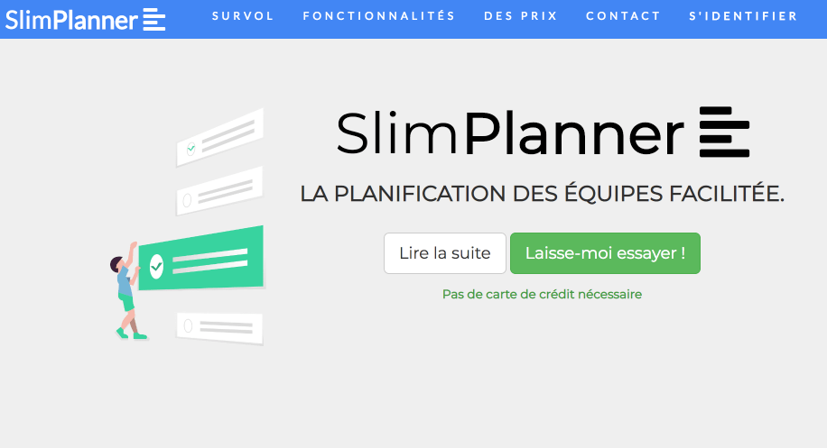 SlimPlanner. Un outil simple et efficace pour tout planifier en équipe — Les outils collaboratifs