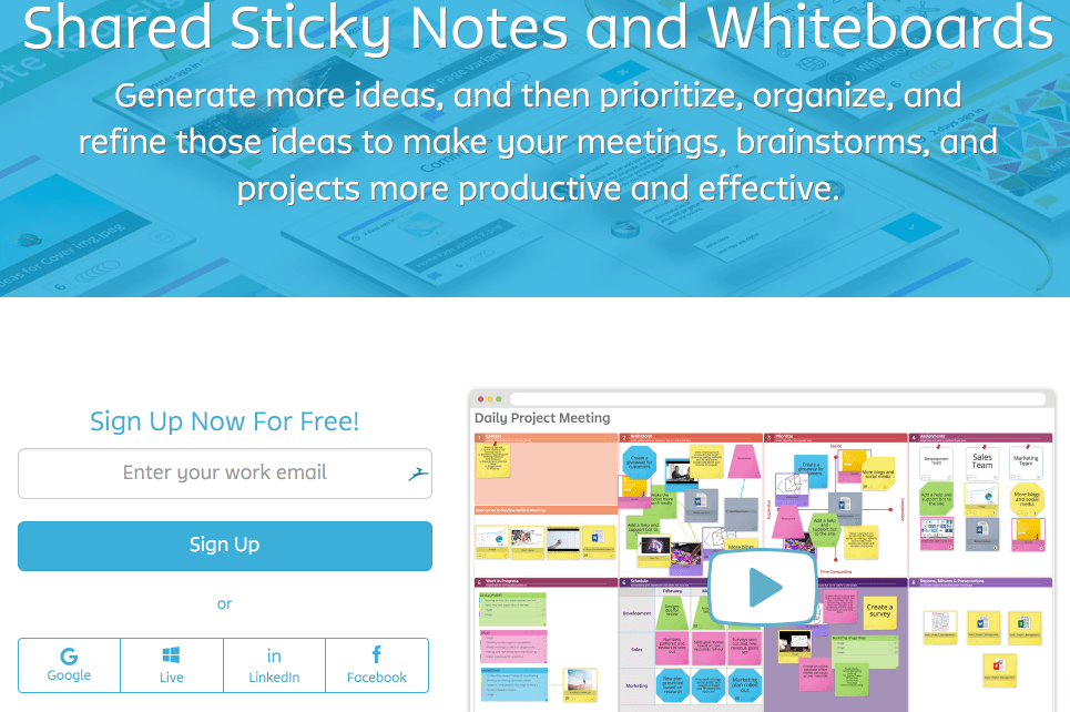 Stormboard. Transformez vos idées en actions — Outils collaboratifs