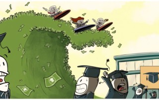 Illustration de l'article : Une lame de « fonds » secoue l'enseignement supérieur — Sydologie