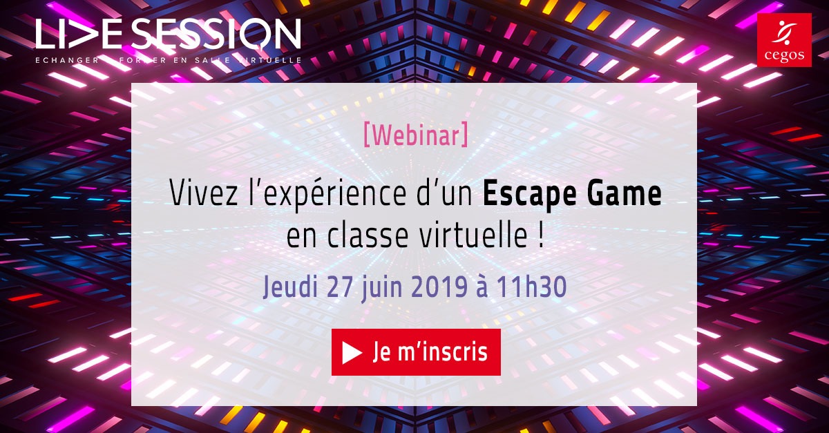 [Webinar] Vivez l’expérience d’un Escape Game en classe virtuelle !