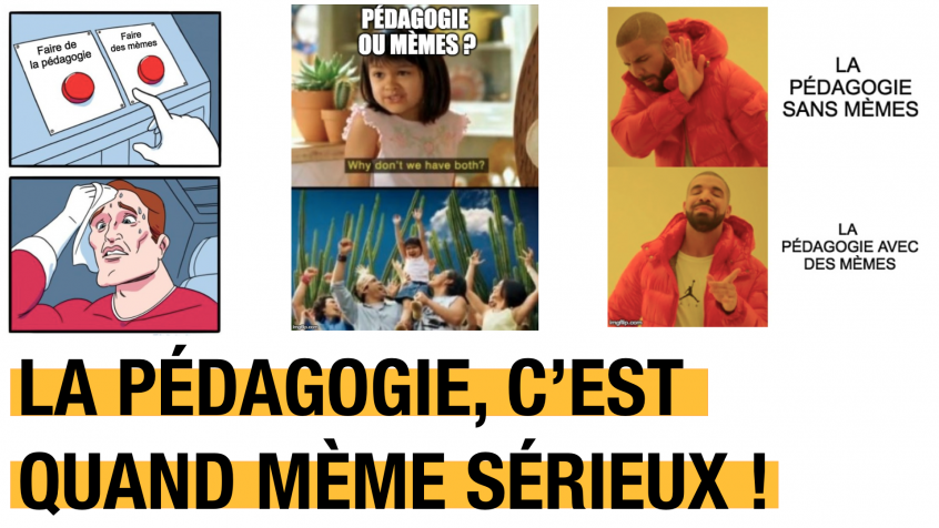 La pédagogie, c’est quand mème sérieux ! — Sydologie