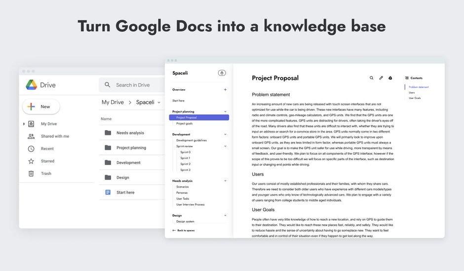 Cet outil transforme Google Docs en base de connaissances — Siècle Digital