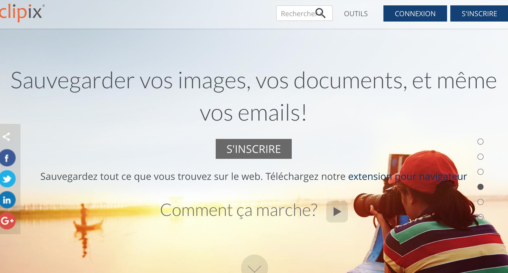 Clipix. Sauvegardez tout ce que vous trouvez sur le web — OutilsTice