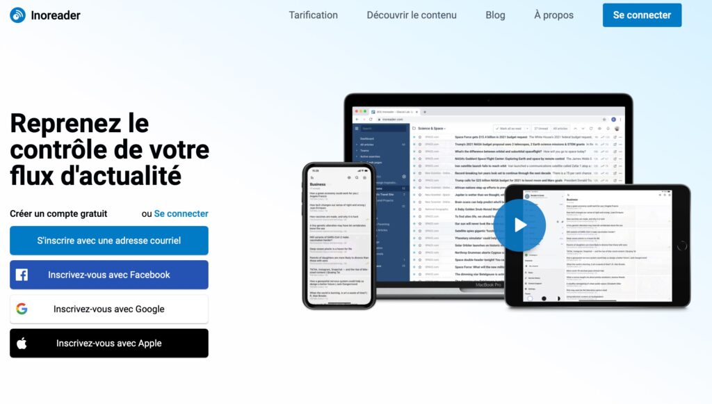 Inoreader pour les équipes. Mener une veille collaborative — OutilVeille