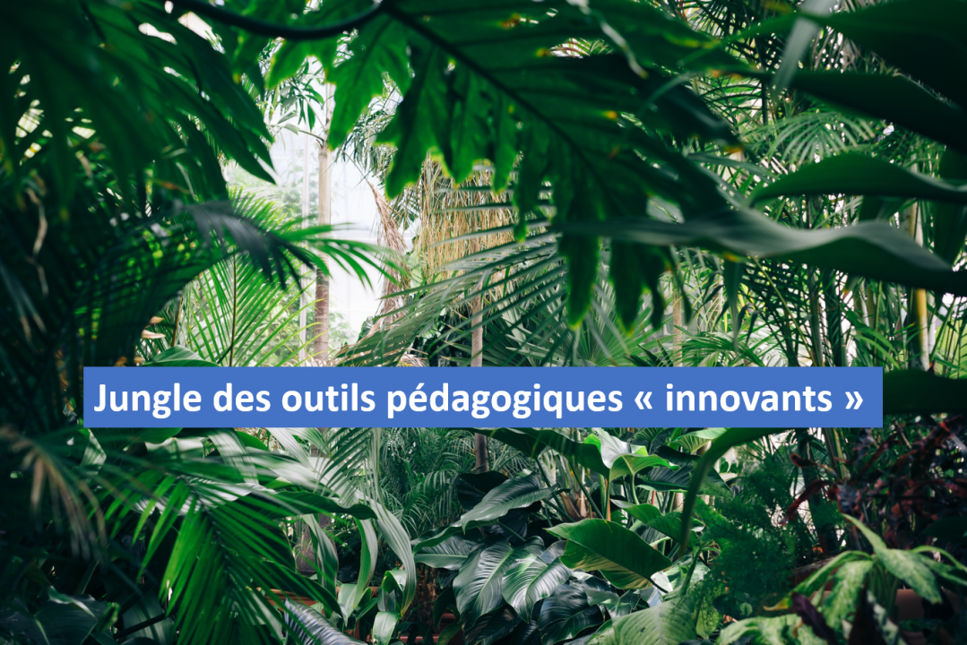 Trouver son chemin dans la jungle des outils pédagogiques “innovants”​ — Jérôme BOCQUET