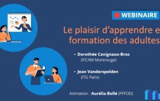 Illustration de l'article : « Le plaisir d'apprendre en formation des adultes », une conférence du FFFOD — IFCAM