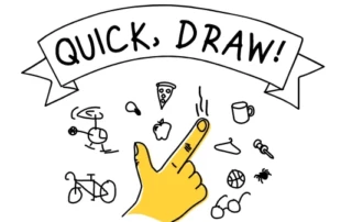 Illustration de l'article : QuickDraw. Un jeu de dessin pour mesurer les progrès de l'intelligence artificielle — Outils Tice