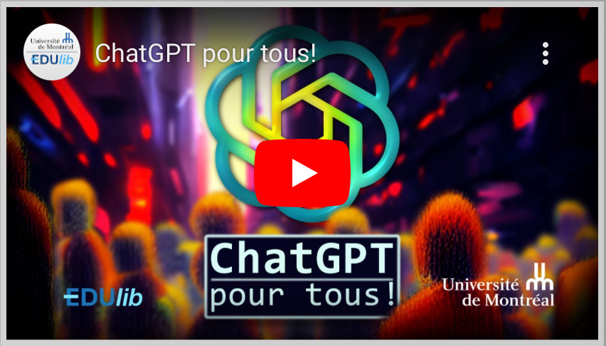 ChatGPT pour tous ! — Université de Montréal