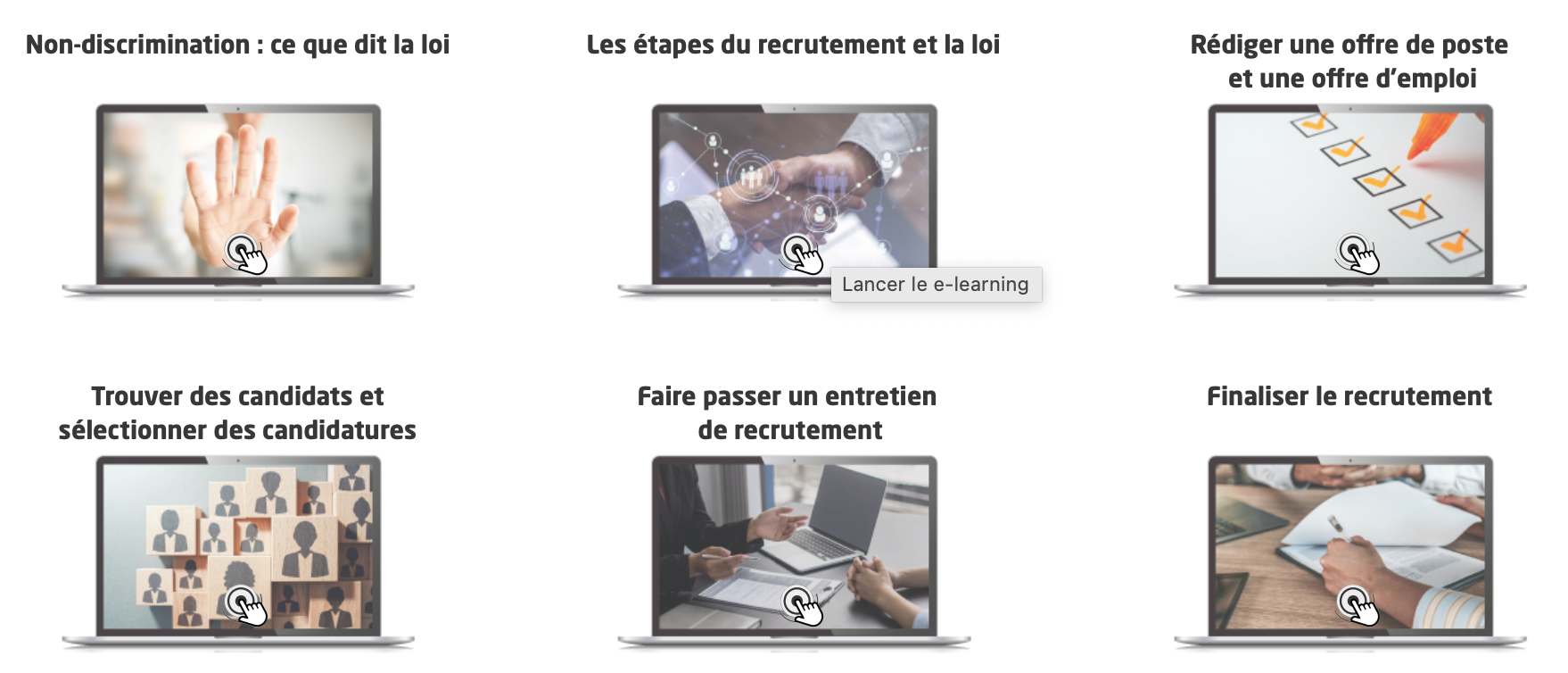 Former et se former à la non-discrimination grâce aux modules e-learning