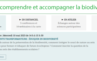 Illustration de l'article : Parcours de formation “Vivre, comprendre et accompagner la biodiversité” — Education au développement durable