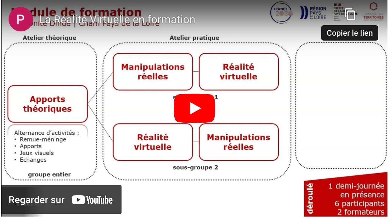 La Réalité Virtuelle en formation : présentation du 1er module de formation expérimenté au sein de LDC Unité Dinde — Living Lab