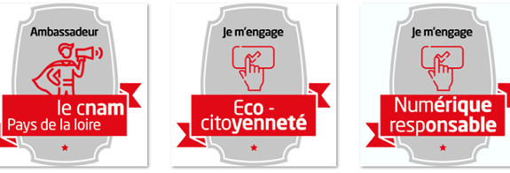 Les Open Badges au Cnam Pays de la Loire – épisode 1 – Premières hypothèses de travail et premiers badges