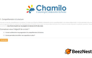 L'outil de compréhension à la lecture de Chamilo LMS