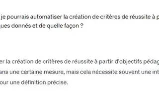 Illustration de l'article : Peut-on automatiser la création de critères de réussite en formation ?