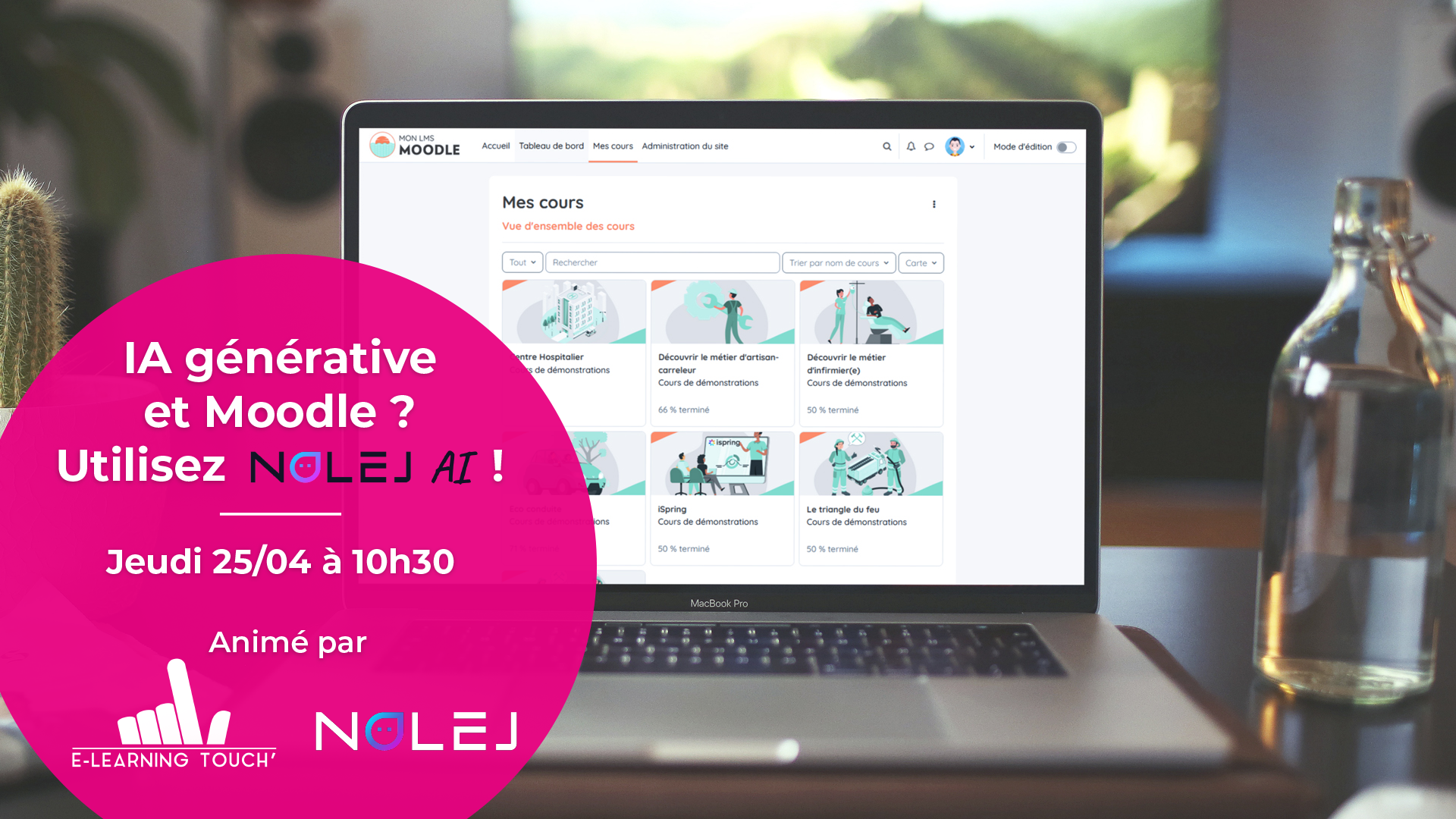 IA générative et Moodle ? Utilisez Nolej AI ! 🤩