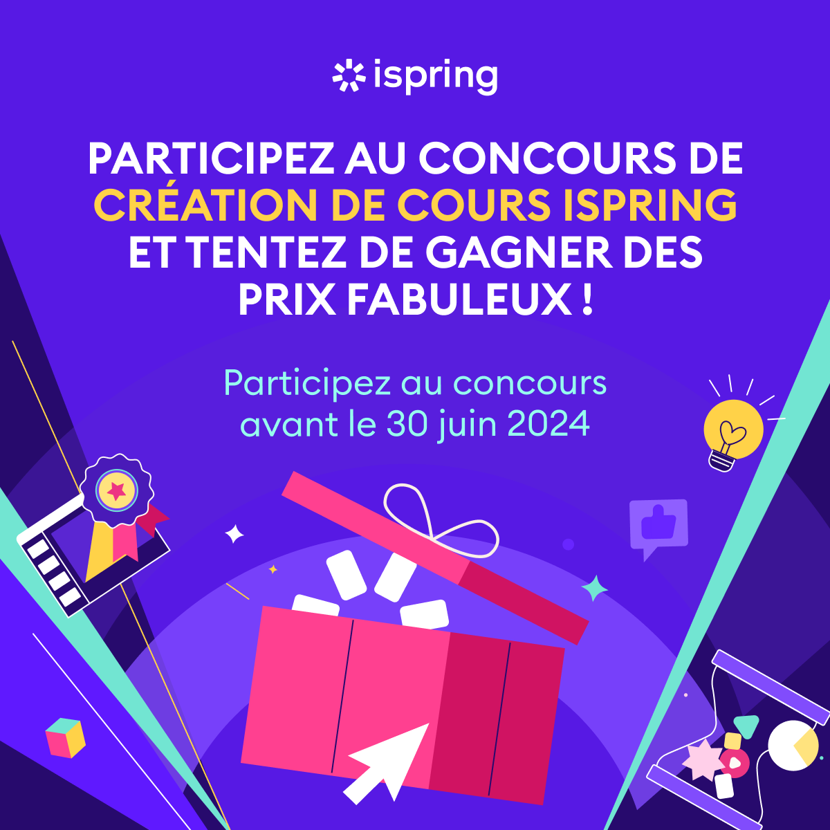 Participez au concours de création de cours iSpring