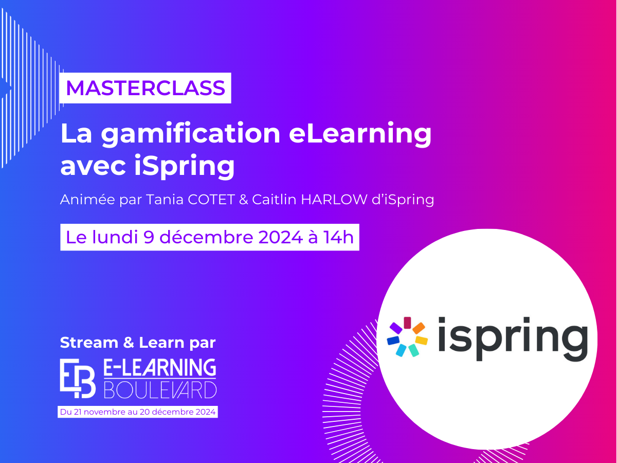 Masterclass : La gamification eLearning avec iSpring