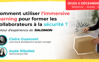 Webinar Speedernet et Salomon sur l'immersive learning et la sécurité