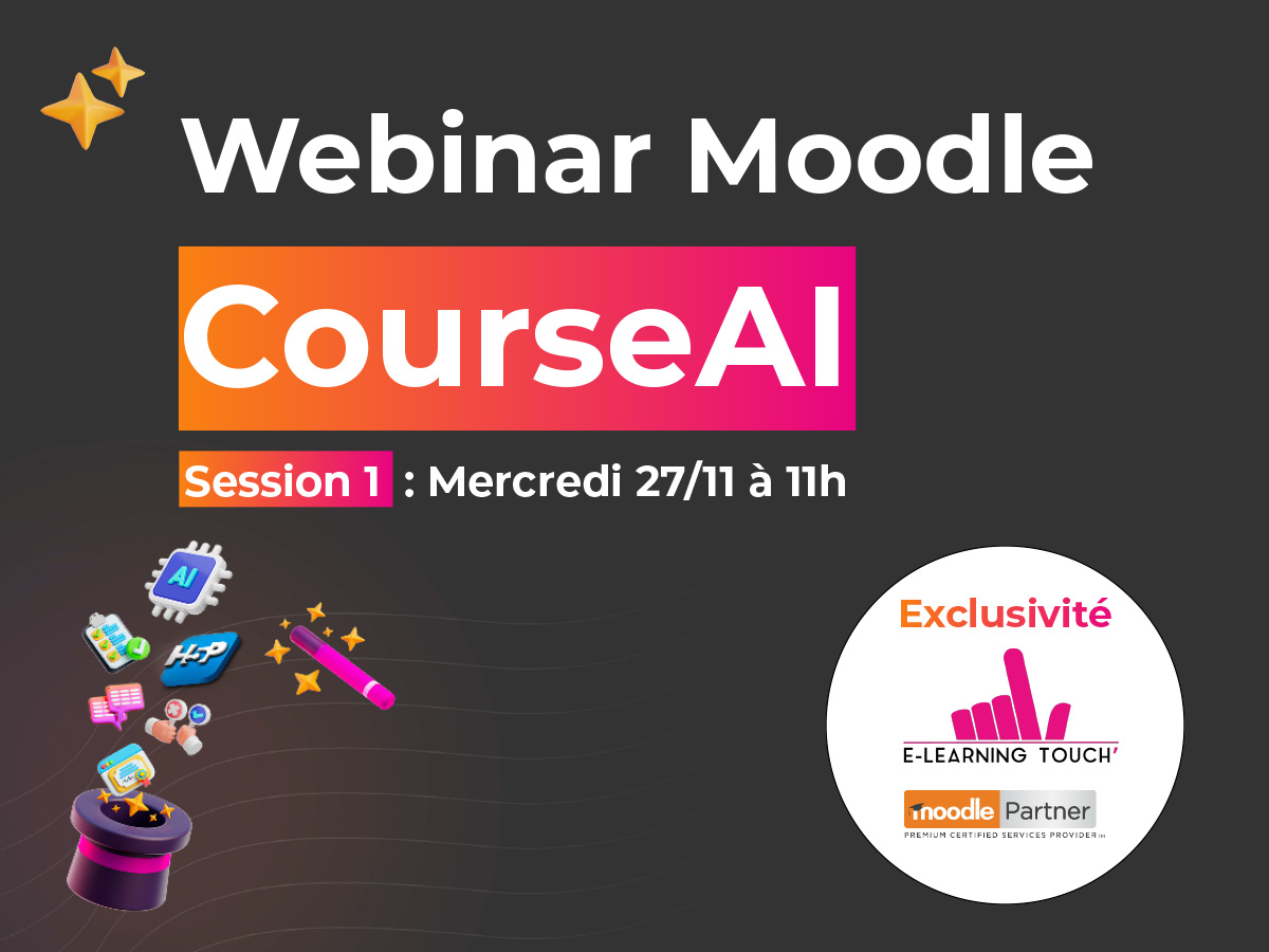 Webinar – CourseAI, la révolution pour la génération de cours Moodle – Session 1