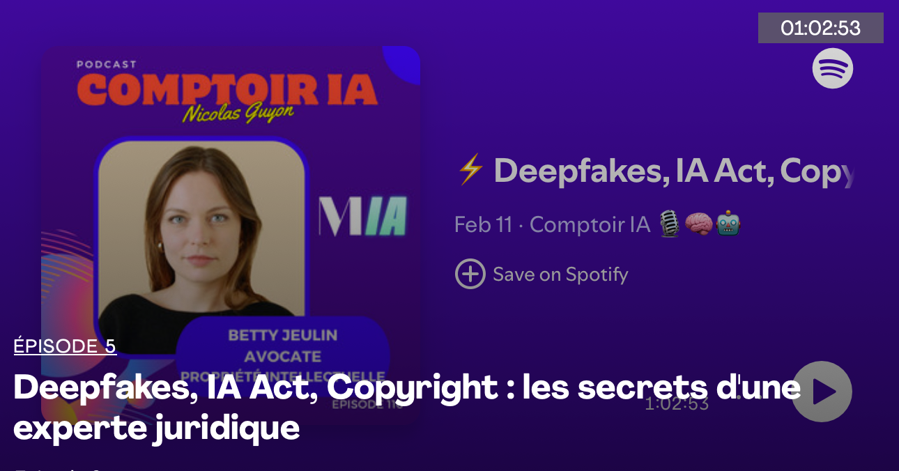 Deepfakes, IA Act, Copyright : les secrets d’une experte juridique