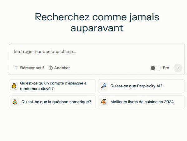 Réaliser une recherche avec Perplexity