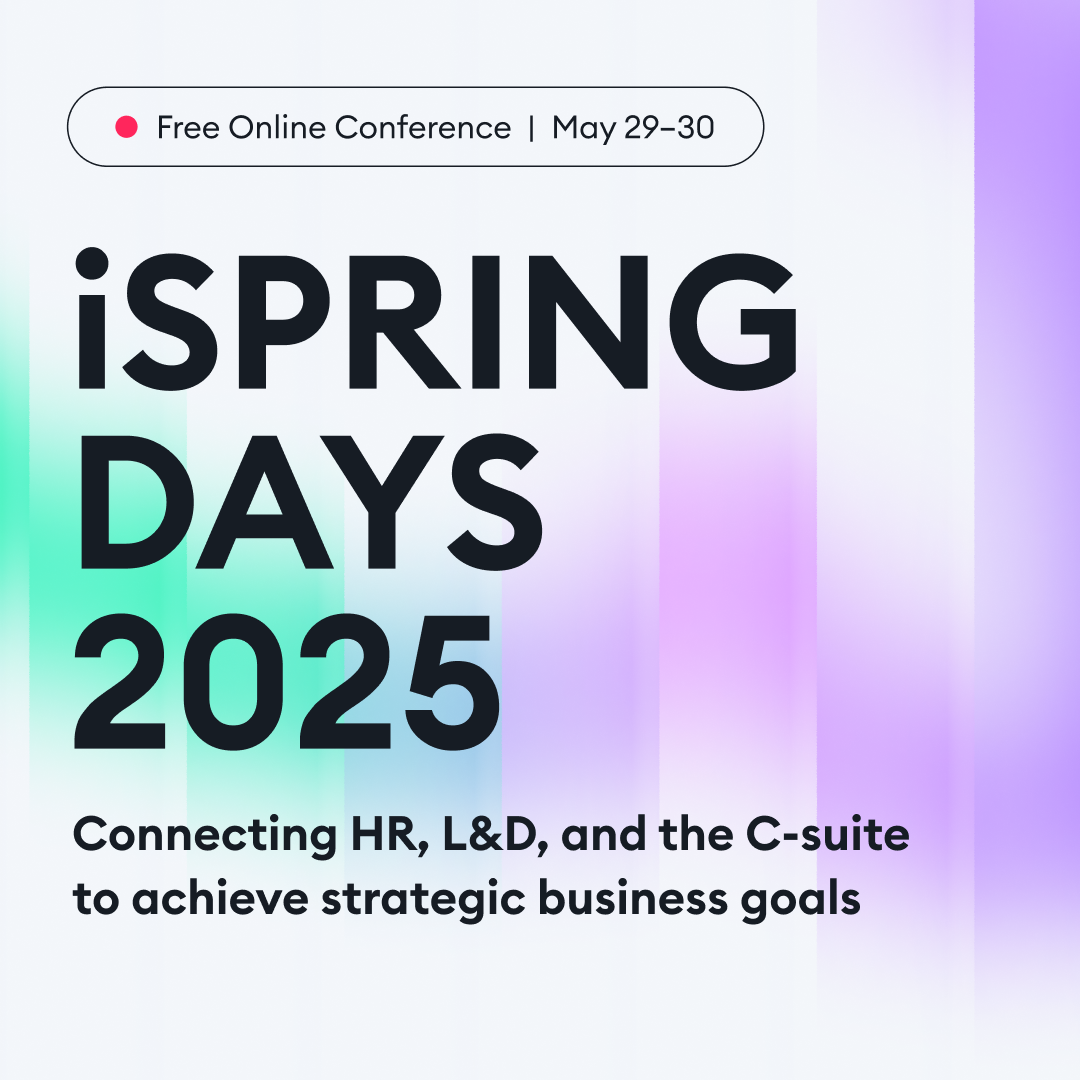 iSpring Days 2025, conférence annuelle gratuite sur l'e-learning