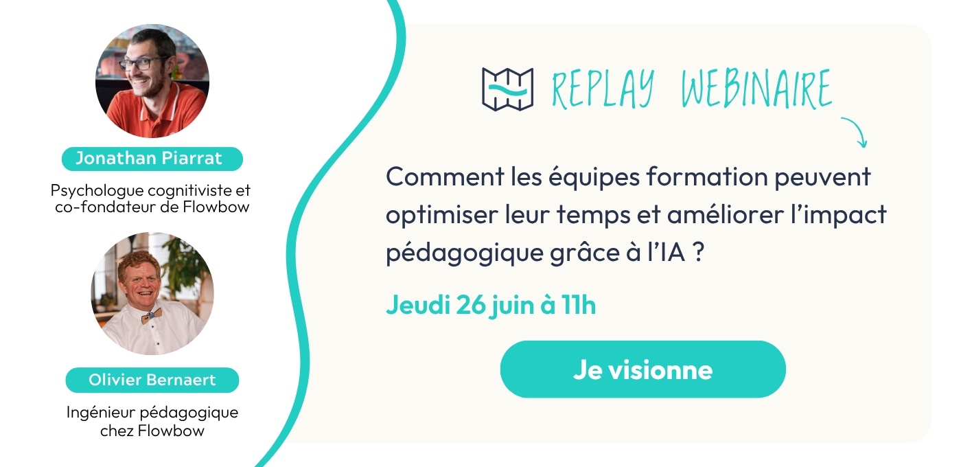 Replay Webinaire - Comment les équipes formation peuvent optimiser leur temps et améliorer l’impact pédagogique grâce à l’IA ?