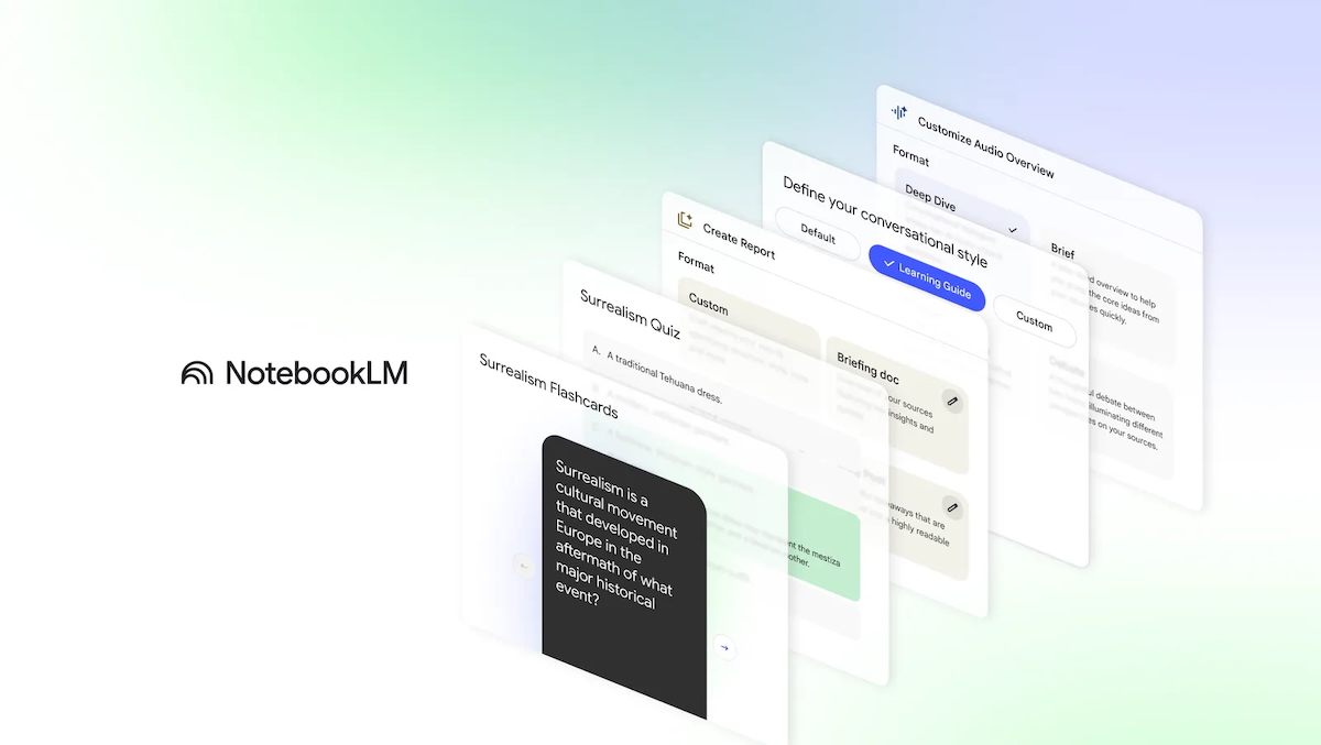 NotebookLM peut désormais générer des quiz interactifs et des fiches de révision
