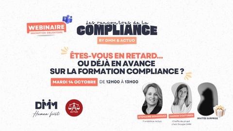 Invitation | Webinaire Compliance avec Stéphanie Dominguez