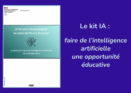 Un Kit IA développé par la DRANE PACA