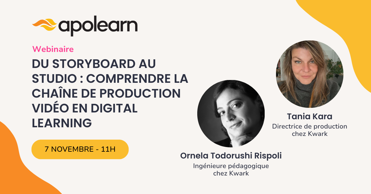 Comprendre la chaîne de production vidéo en digital learning