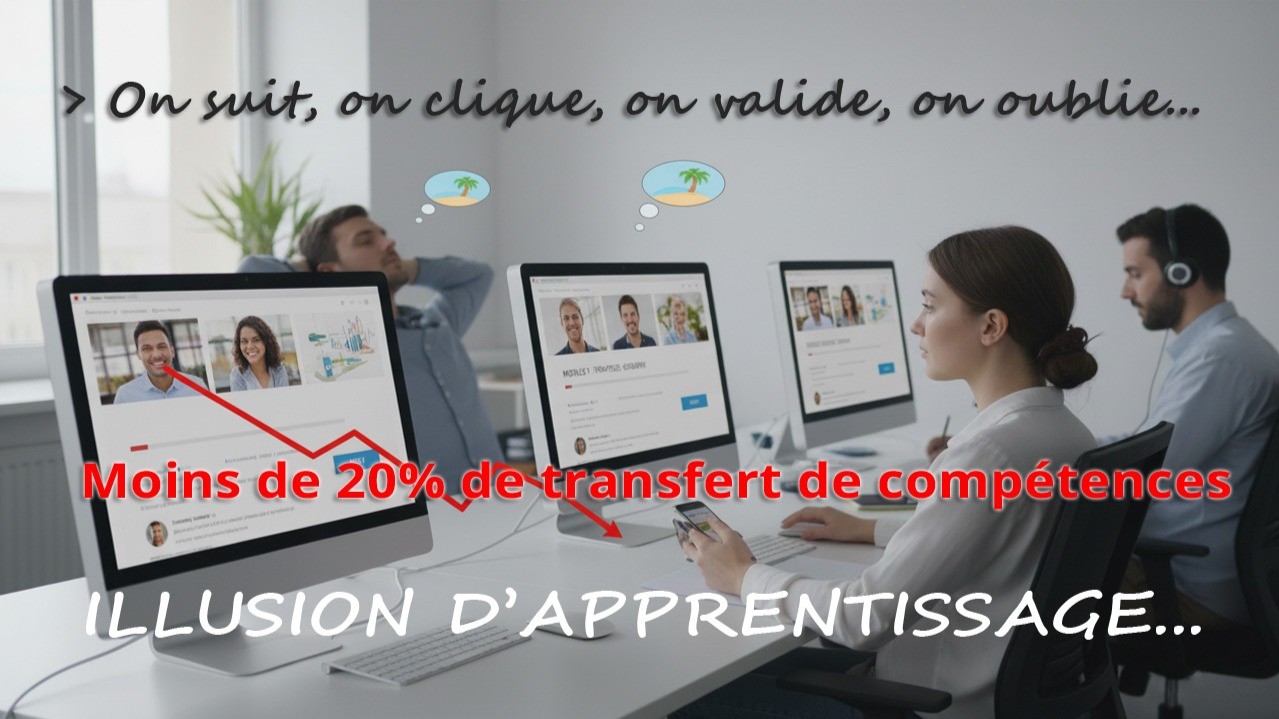 L’illusion des modules e-learning descendants