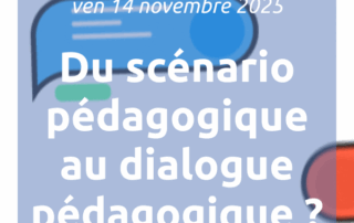 Illustration de l'article : [📣Newsletter] 14/11/2025 Du scénario pédagogique au dialogue pédagogique ?