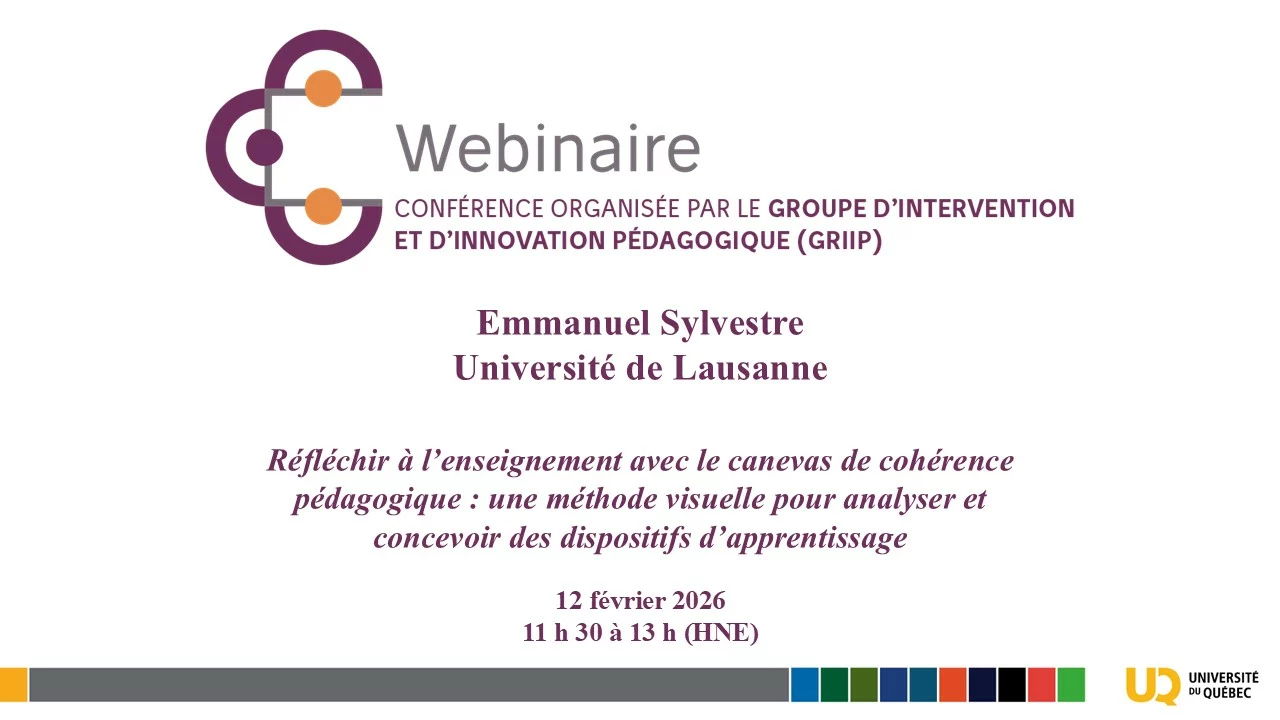 Réfléchir à l’enseignement avec le canevas de cohérence pédagogique : une méthode visuelle pour analyser et concevoir des dispositifs d’apprentissage