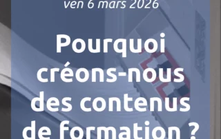 Illustration de l'article : [📣Newsletter] 6/3/2026 Pourquoi créons-nous des contenus de formation ? (Ce n'est pas ce que vous croyez)