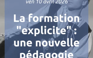 Illustration de l'article : [📣Newsletter] 10/4/2026 La formation « explicite » : une nouvelle pédagogie