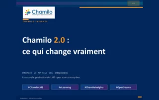 Chamilo 2.0, les nouveautés