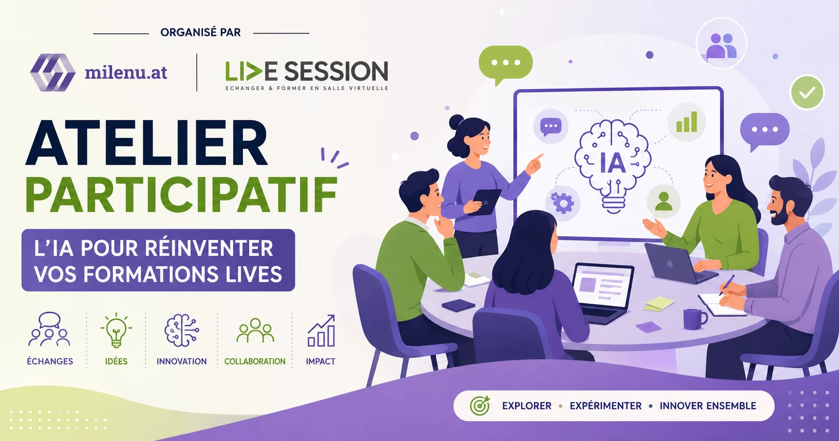 Atelier participatif : comment l'intelligence artificielle peut réinventer les formations en direct