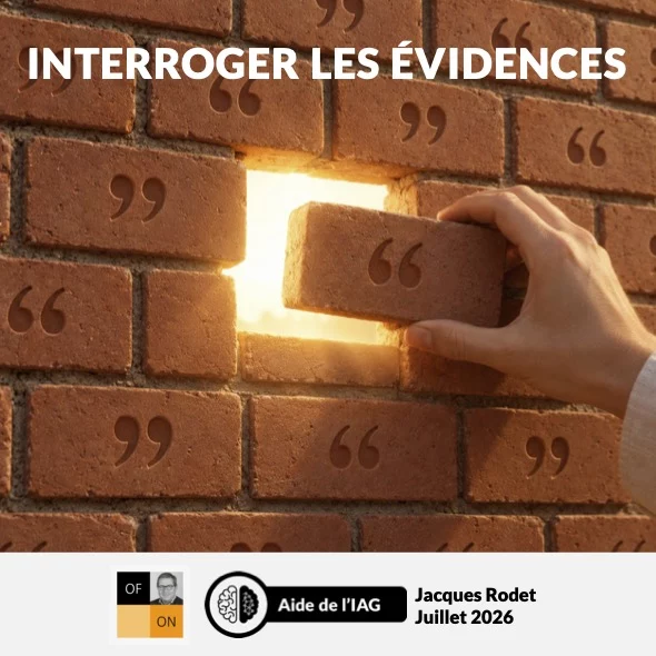 Interroger les évidences