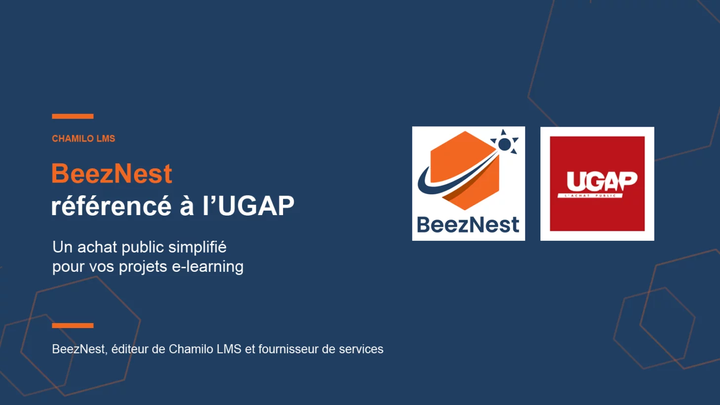BeezNest, éditeur de Chamilo LMS, est référencé à l’UGAP.