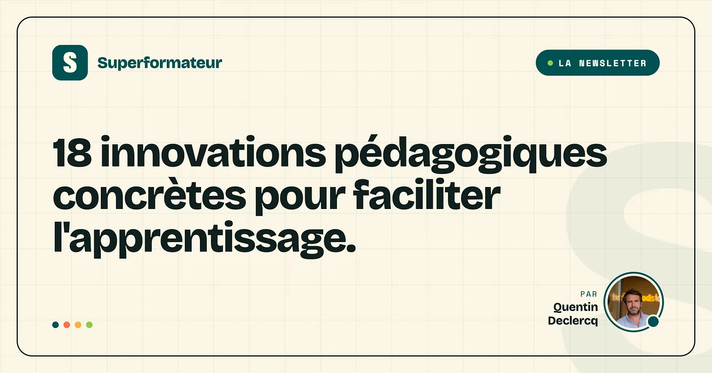 Concevoir une formation innovante sans tomber dans l&rsquo;effet gadget